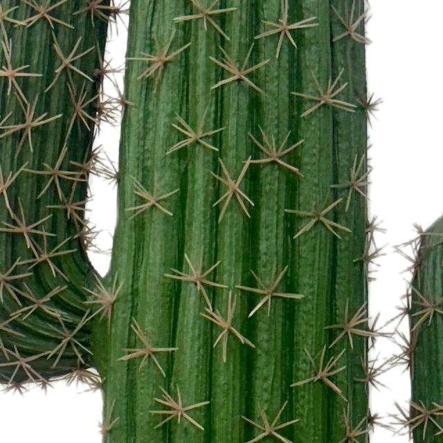 Artificial Cactus Succulent Plant 43.3inch Tall Simulated Desert Cactus Plant with Black Pot