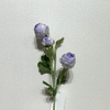 3-Head Single Stem Artificial Ranunculus, Lavender Purple Ombré