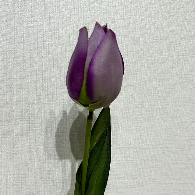Artificial Lavender Purple Tulip Stem