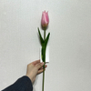 Artificial Blush Pink Tulip Stem