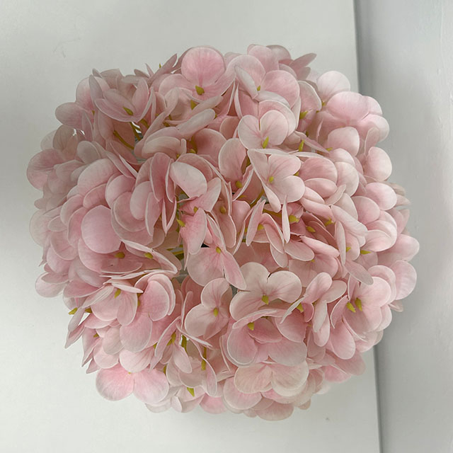 Artificial Hydrangea Stem Bundle Blush Pink 