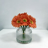 Artificial Vibrant Orange Gerbera Daisy Stem Bundle