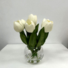 Artificial Cream Real-Touch Tulip Stem Bundle