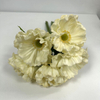 Artificial Flower Bouquet Cream Poppy