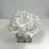 Artificial Pure White Hydrangea Stem Bundle