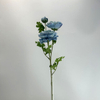 Single Stem Artificial Ranunculus, Dusty Blue