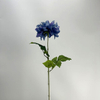 Single Head Artificial Dahlia, Dusty Blue with Lavender Accents