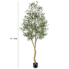 QH256F1002 Faux Olive Tree 6ft