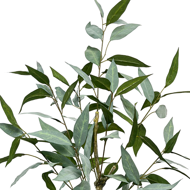 Artificial Eucalyptus Tree Realistic Potted Faux Eucalyptus Tree in Black Pot 36inch Porch 