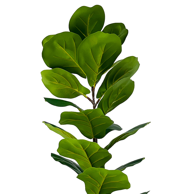 Artificial 51inch Ficus Lyrata Plants Trees In Pot, Tall Fiddle Leaf Fig Trees