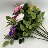 Mixed Artificial Garden Rose Bouquet, Full Assorted Color Collection with Buds