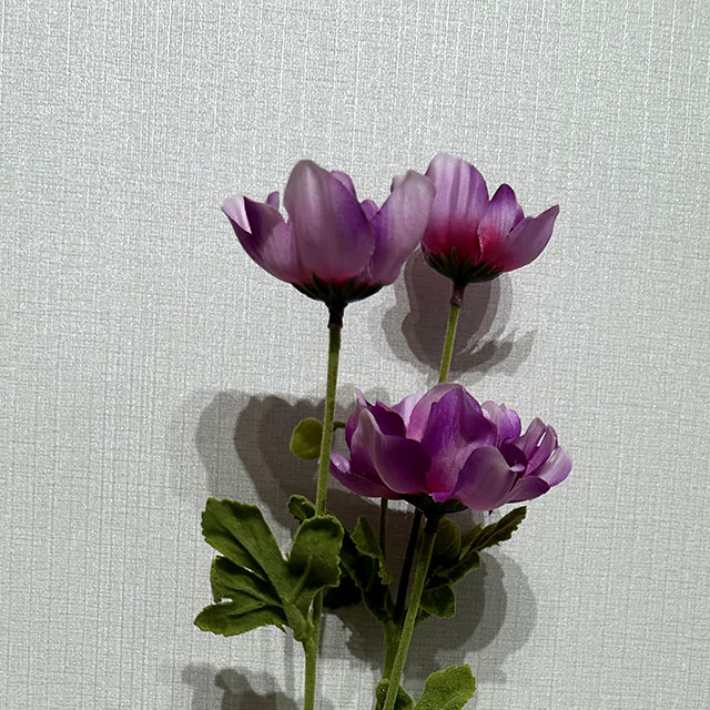 Artificial Deep Purple Anemone Stem