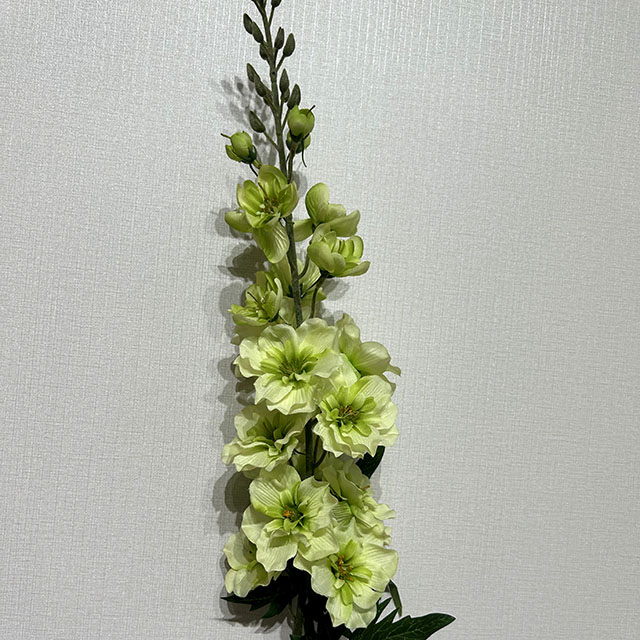 Artificial Light Green Delphinium Stem