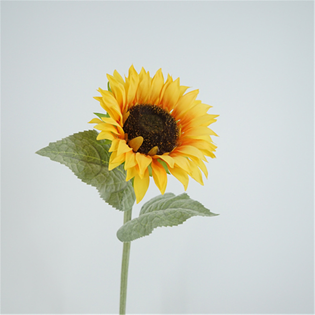 Artificial Sunflower Stem Bundle (2 New Color Options)