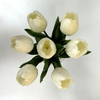 Artificial Cream Real-Touch Tulip Stem Bundle