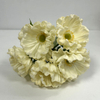 Artificial Flower Bouquet Cream Poppy
