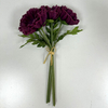 Artificial Flower Bouquet Plum Poppy