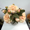 Artificial Flower Stem Pink Ombre Peony