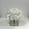 Artificial Pure White Hydrangea Stem Bundle