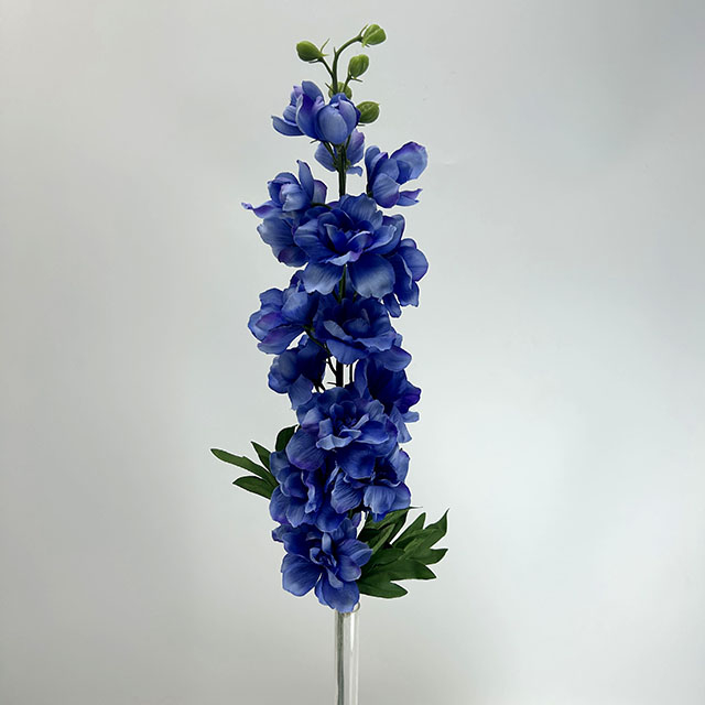 Artificial Delphinium Stem, Dusty Royal Blue
